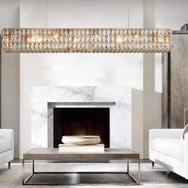 Diamond Cut Luxury Crystal Modern Pendant Light