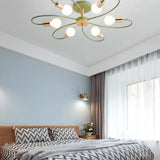 Multi-head Metal Bedroom Ceiling Light