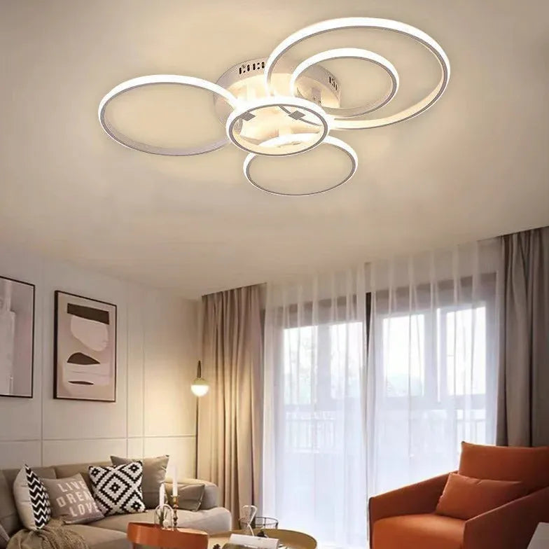 Ring Design LED Modern Bedroom Pendant Light