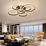 Ring Design LED Modern Bedroom Pendant Light