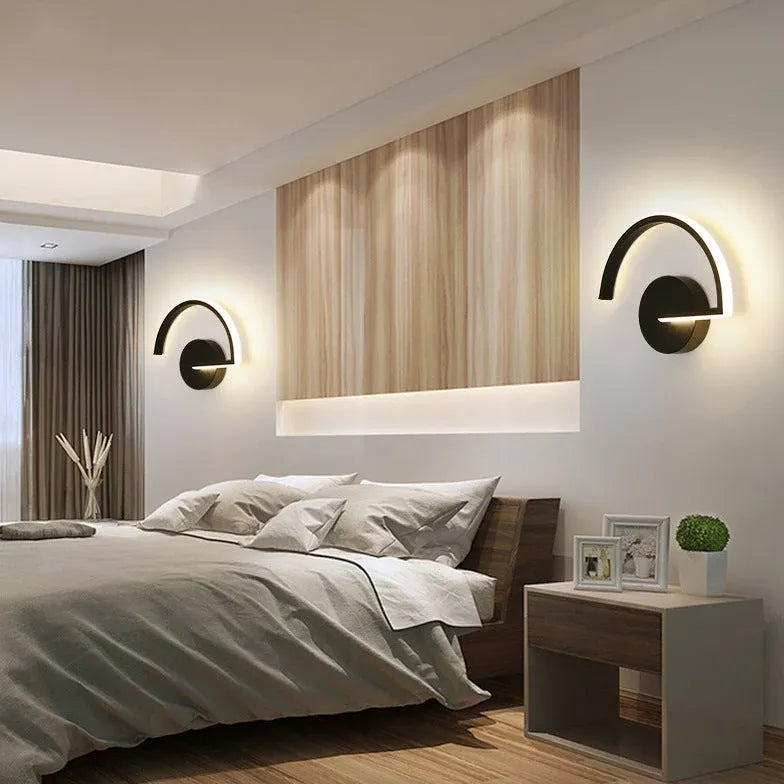 Arc Minimalism Modern Bedroom Wall Lights