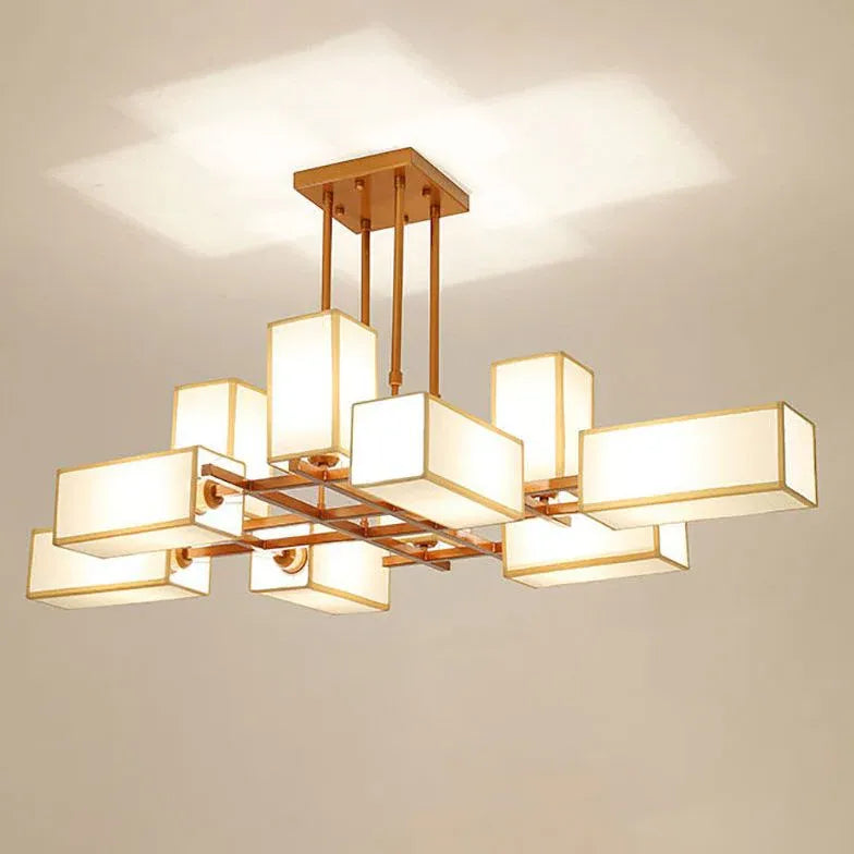 Multiple Rectangular Modern Living Room Pendant Lights