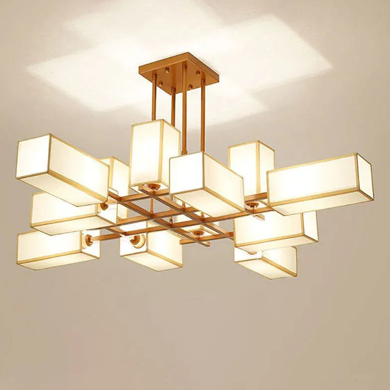 Multiple Rectangular Modern Living Room Pendant Lights