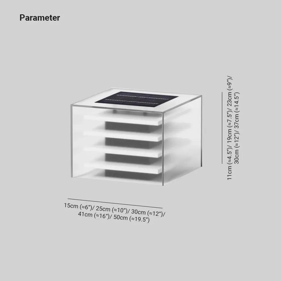 Outdoor Waterproof Solar Pillar Solar Light Pillar