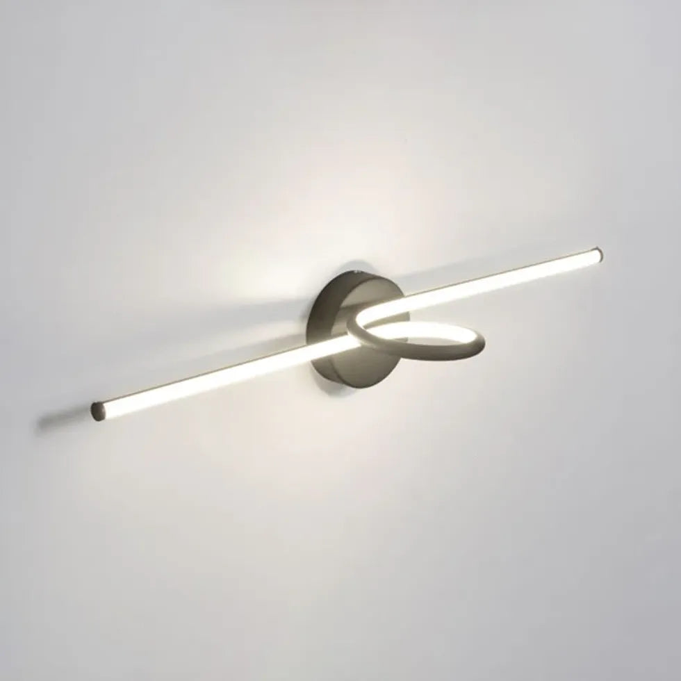 Spiral Linear Led Bathroom Wall Lights