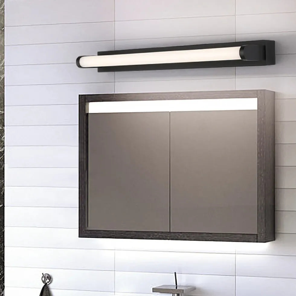 Tube Black Led Bathroom Wall Lights