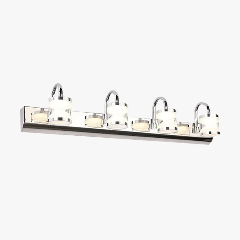 hourglass shaped Silver Bathroom Wall Lights