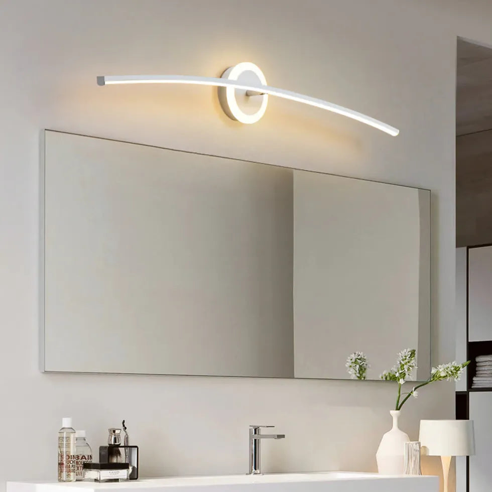 Arc White Led Bathroom Mirror Lights