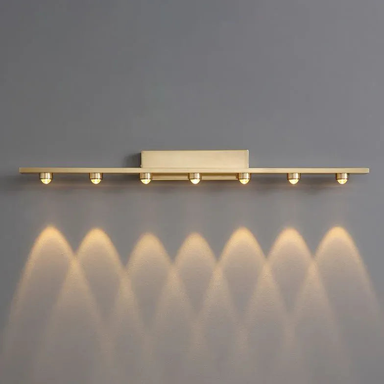 Brushed Process Led Gold Wall Lights