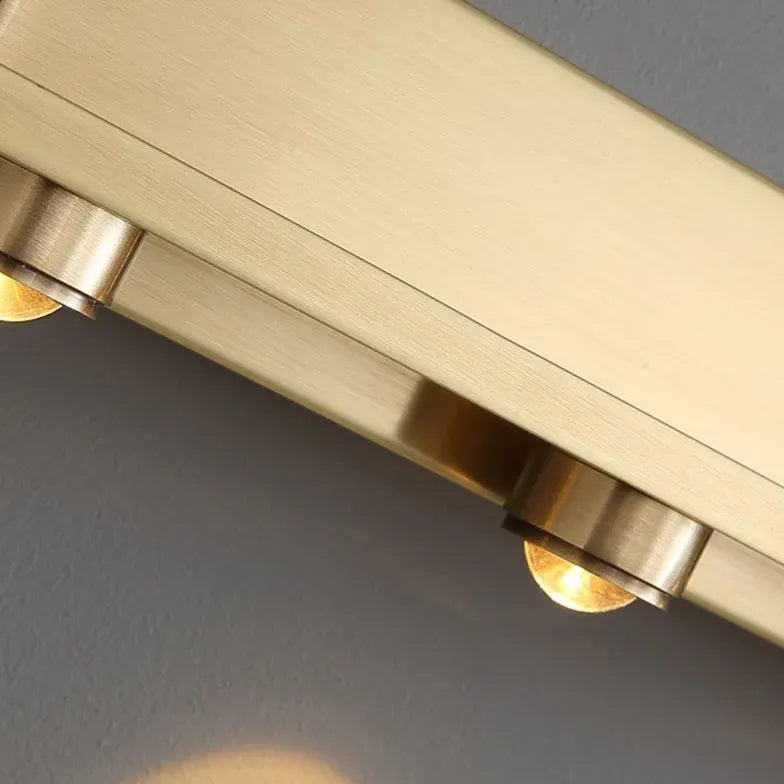 Brushed Process Led Gold Wall Lights