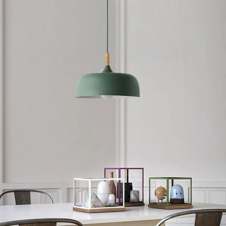 Matte Minimalist Round Modern Pendant Light - Clowas