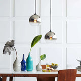 Single Head Metal Sphere Modern Pendant Light