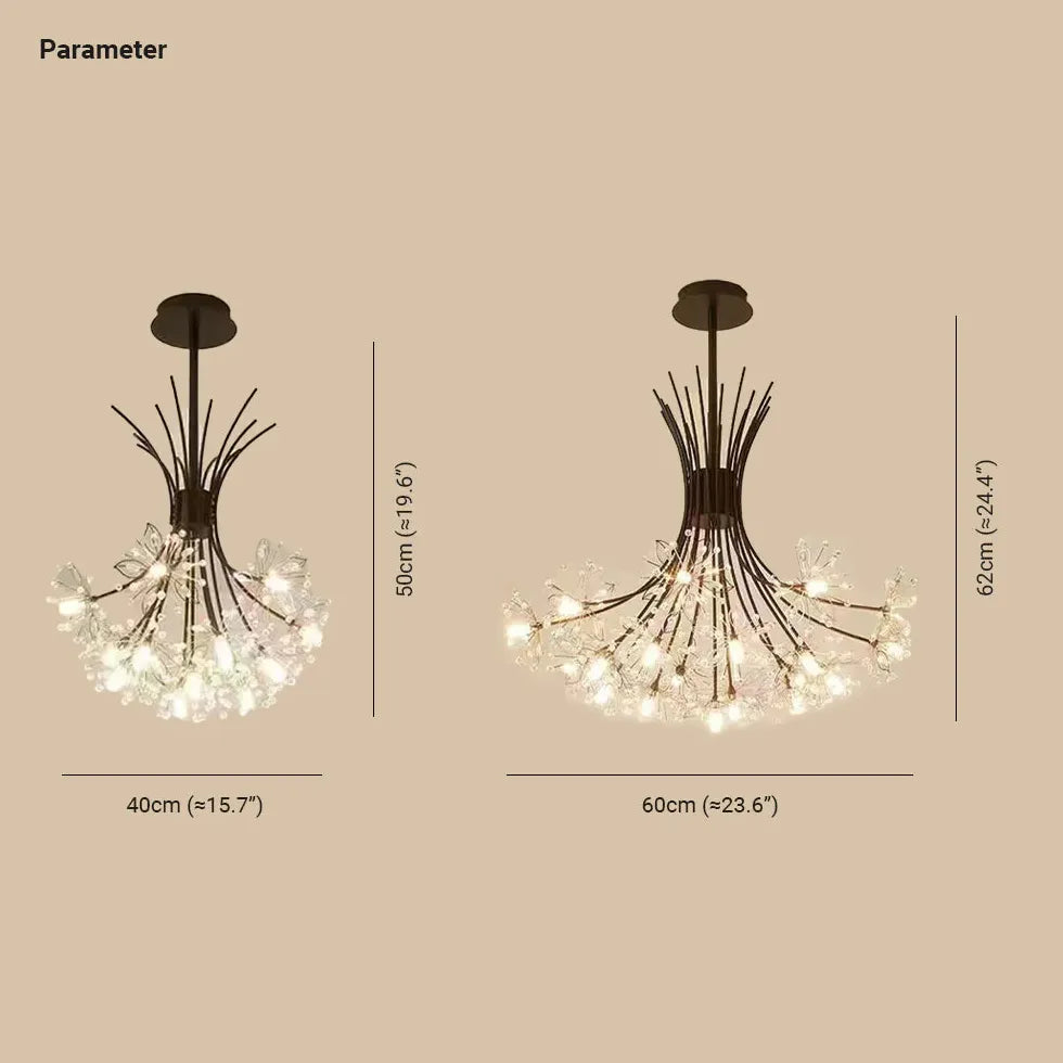 Natural Dandelion LED Modern Pendant Light