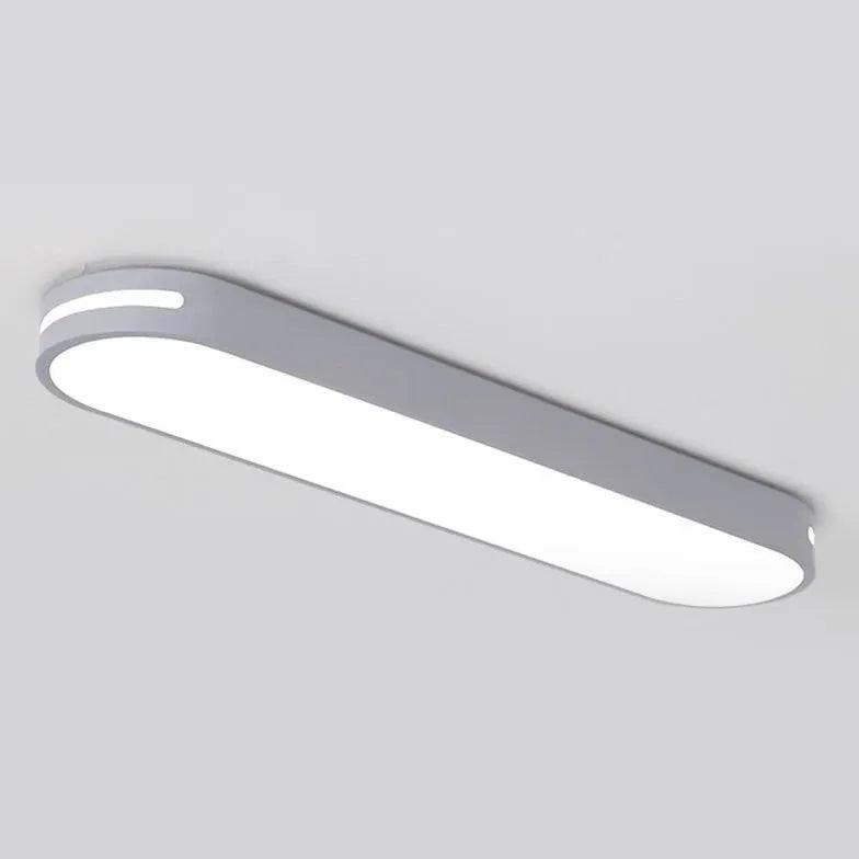 Minimalist Long Oval Led Lights Ceiling
