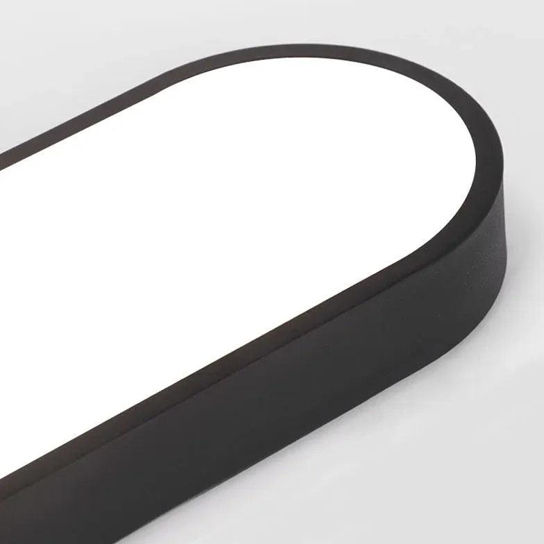 Minimalist Long Oval Led Lights Ceiling