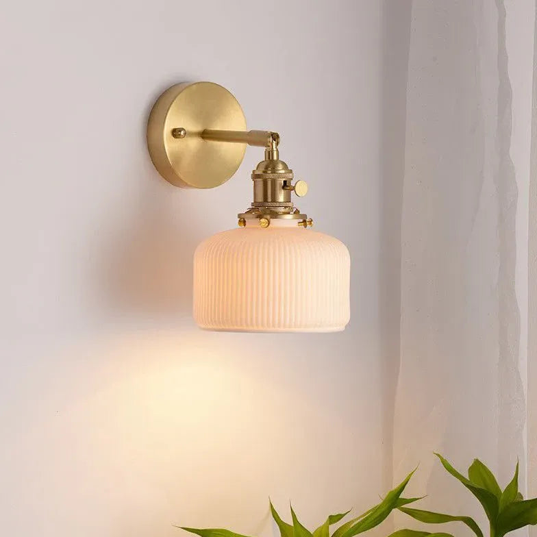 Ceramic Wall Lights Adjustable Indoor