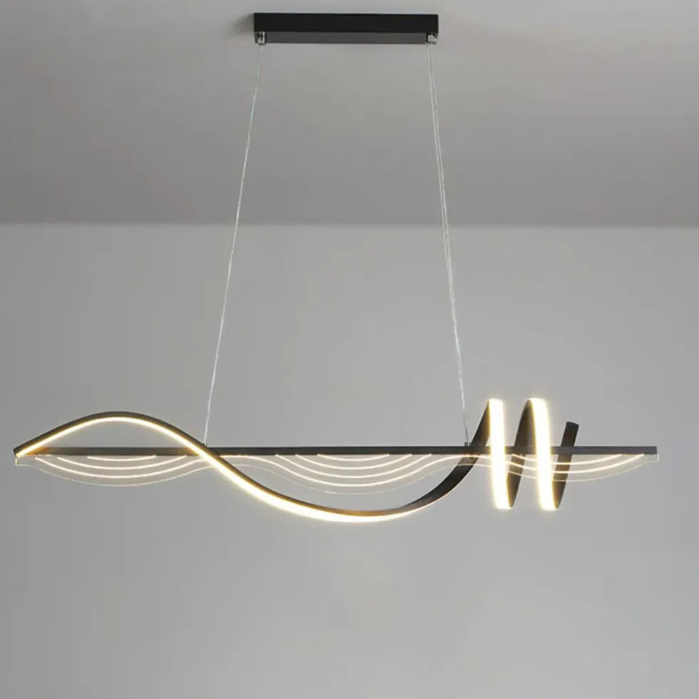 Spiral Shapes for Kitchen LED Pendant Light