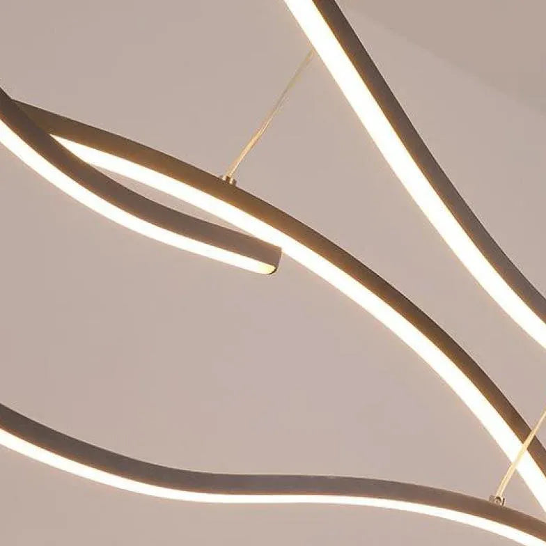 Double Curve Minimalist Modern Pendant Light