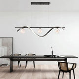 Multi-Light Curved Modern Pendant Light