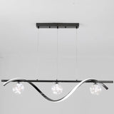 Multi-Light Curved Modern Pendant Light