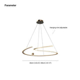 Minimalist Curved Modern Bedroom Pendant Light
