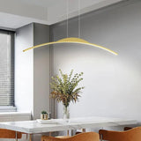 Arched Curve Minimalist Dining Room Pendant Light