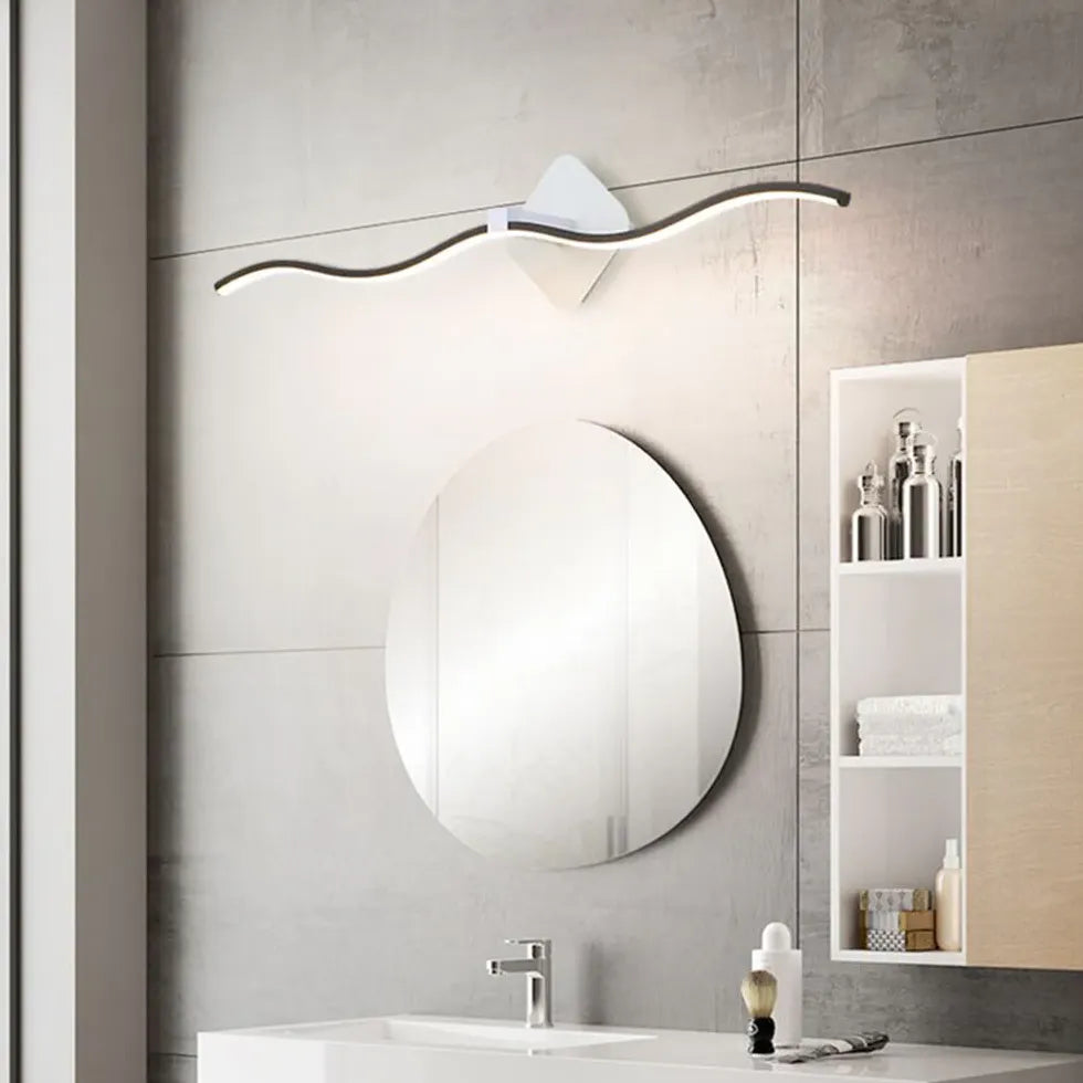 Wave Linear Led Bathroom Mirror Lights