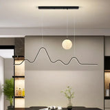 Moon Wave LED Pendant Light