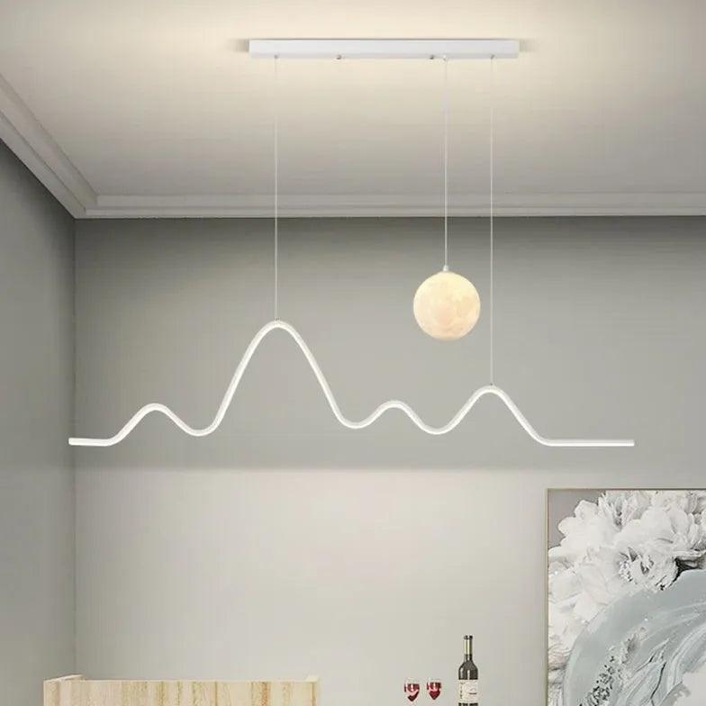 Moon Wave LED Pendant Light - Clowas