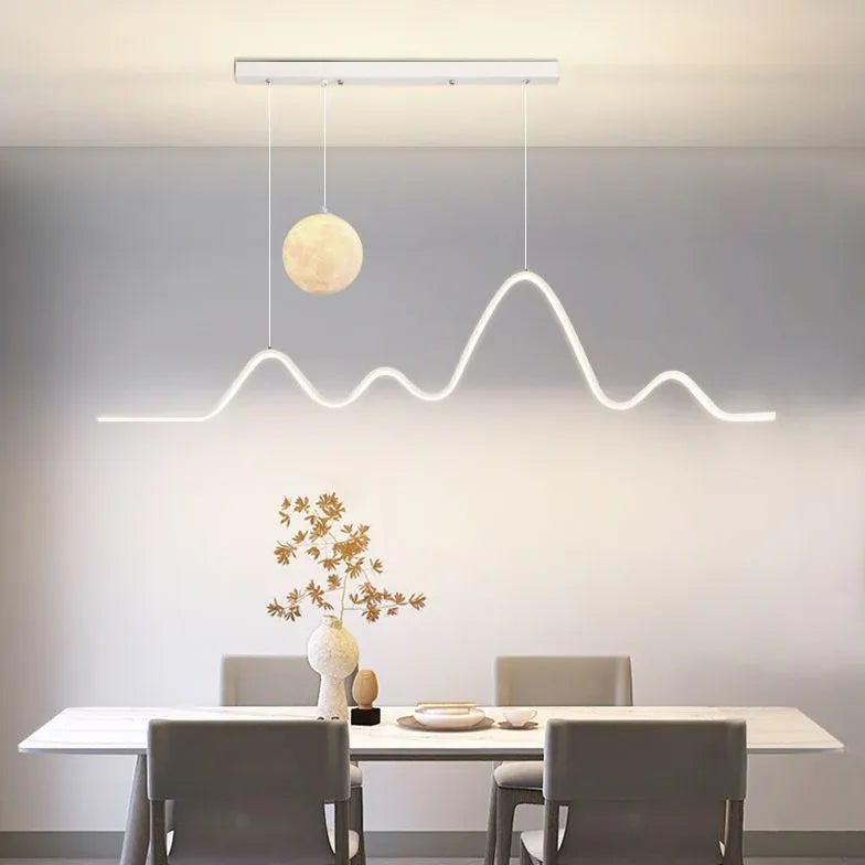 Moon Wave LED Pendant Light