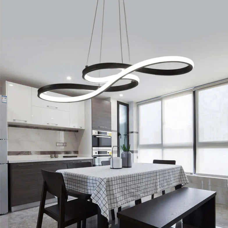 circular ring modern kitchen pendant light