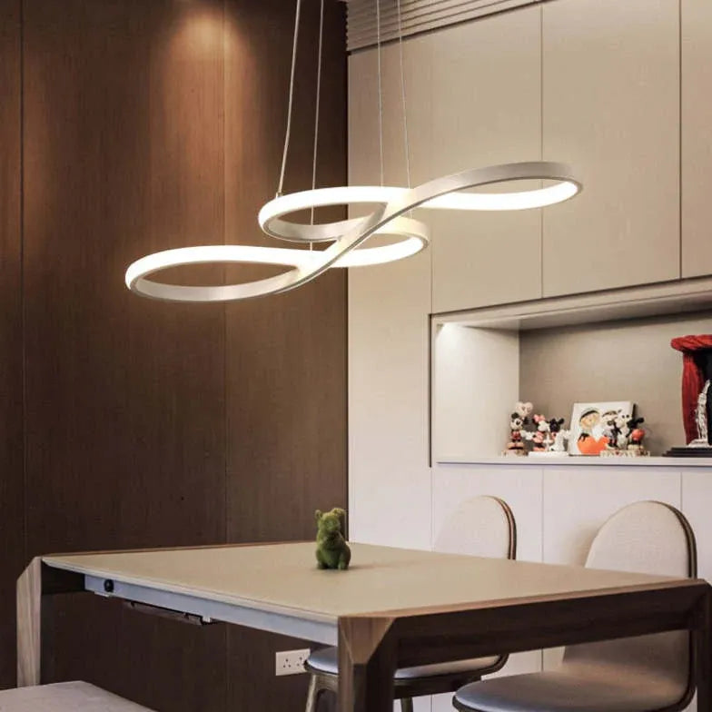 circular ring modern kitchen pendant light