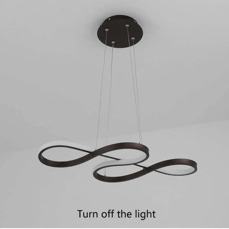 circular ring modern kitchen pendant light