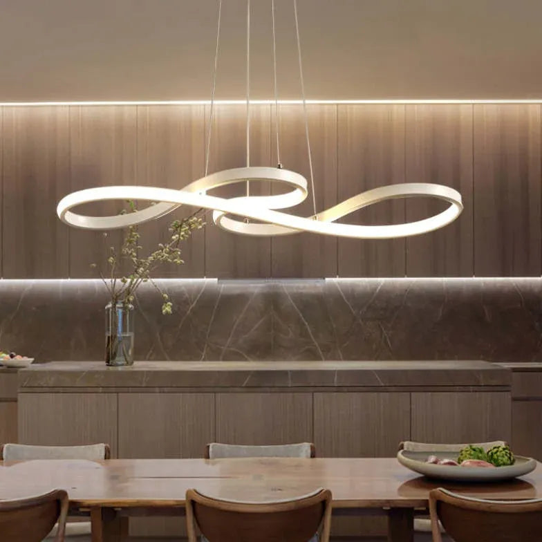 circular ring modern kitchen pendant light