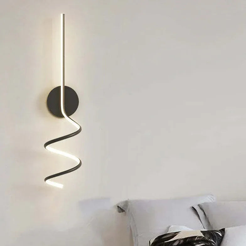 Spiral Led Modern Bedroom Wall Lights