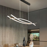 Three Intersecting Curves Pendant Light