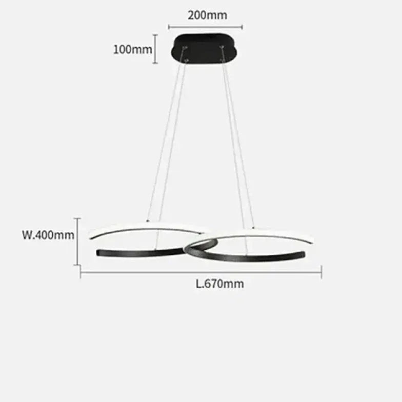 Open Ring Minimalist Modern Pendant Light