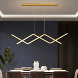 Geometric Strips Kitchen Pendant Light