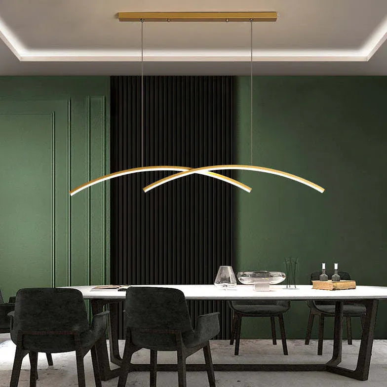 Geometric Strips Kitchen Pendant Light