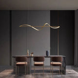 Minimalist Waves Modern Kitchen Pendant Light