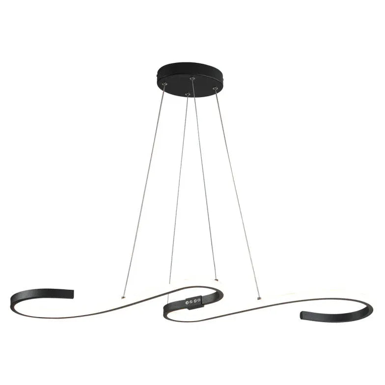 Curved Minimalist for Dining Room Pendant Light