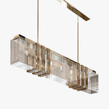 Luxury Crystal Gold Industrial Pendant Light - Clowas