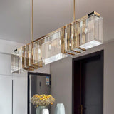 Luxury Crystal Gold Industrial Pendant Light - Clowas