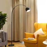 Curved Black Linear Artistic Floor Lamp