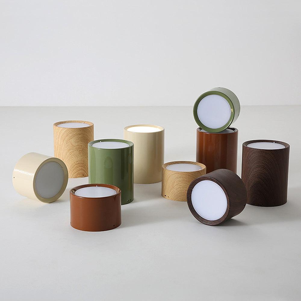 Nordic Cylindrical LED Eye Care Flush Ceiling Light