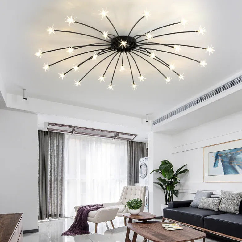 Pyrotechnics Modern LED Flush Ceiling Lights