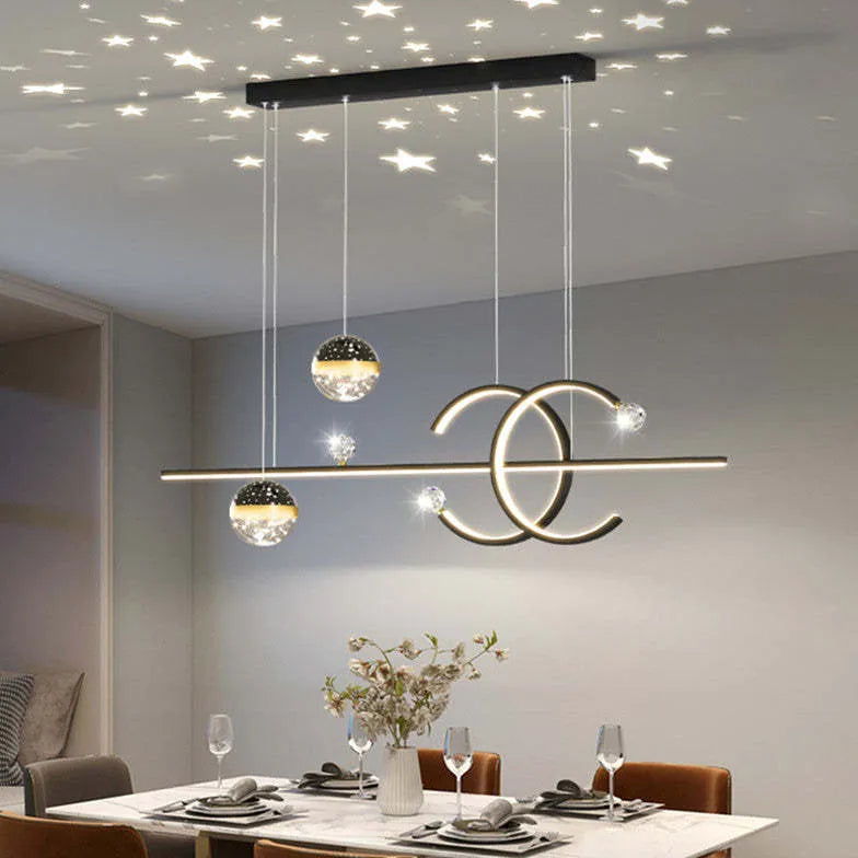 Projection Starry Sky Kitchen LED Pendant Light