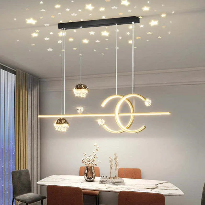 Projection Starry Sky Kitchen LED Pendant Light