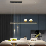 Lines Sphere Black Kitchen Pendant Light