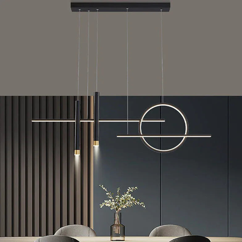 Ring Bar Vertical Kitchen LED Pendant Light